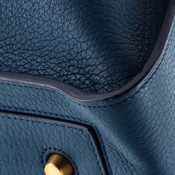 Celine Tie Knot Tote Grainy Leather #220099C11B - Picture 8 of 9